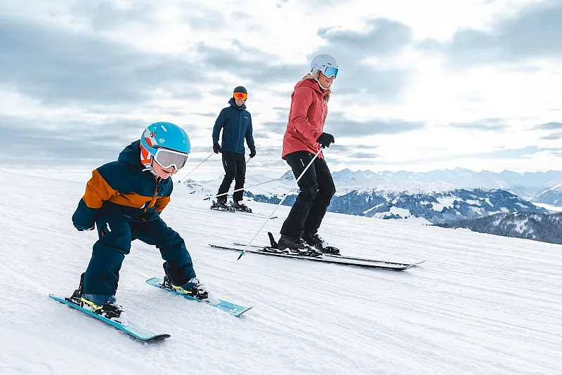 Skifahren, Freeriden und Snowboarden